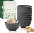 Wrova wheat straw small bowls 10oz set of 8 by WROVA