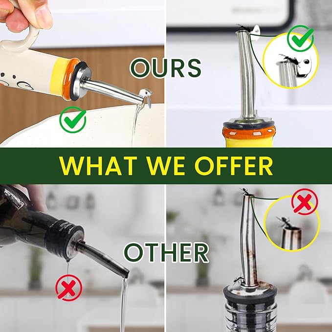 18 oz Ceramic Olive Oil Dispenser Bottle - Image 5