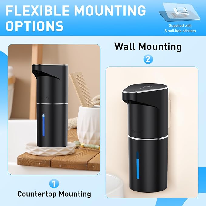 Fantictas Automatic Soap Dispenser, Touchless Hand Wall Mount Rechargeable 3 - Image 8