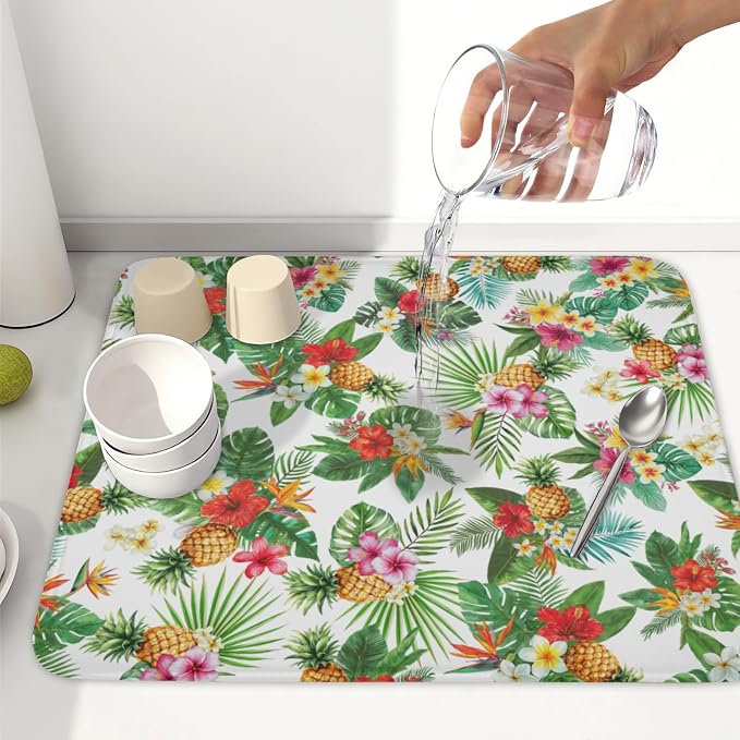 Summer Tropical Dish Drying Mat - Image 6