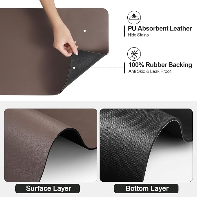 Ecotrim - Dish Drying Mat for Kitchen Counter | Coffee Bar Mat for Countertops - Image 5