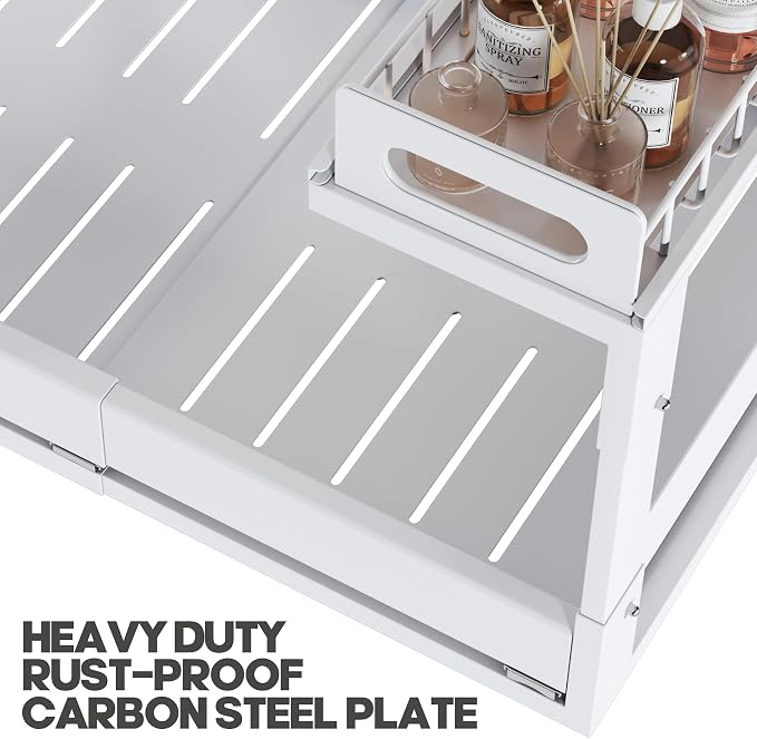 1 Pack-16"-26"W Expandable Under Sink Organizer - Image 6