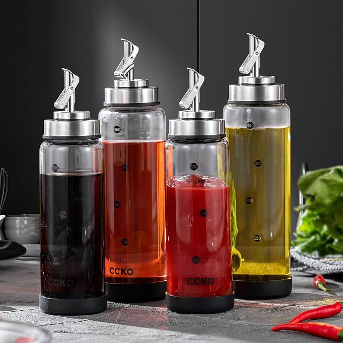 CCKO Glass Olive Oil Dispenser Bottle - Image 2