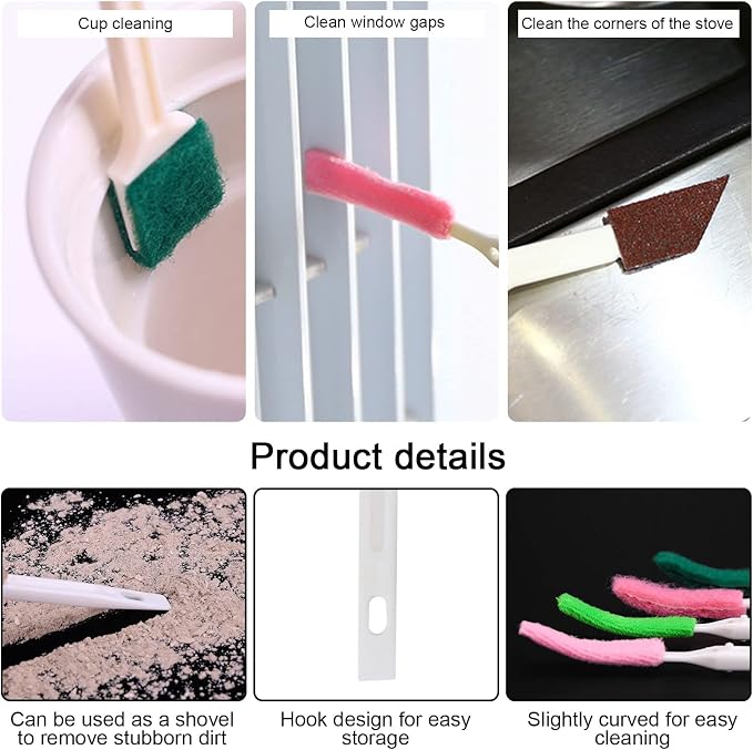 Crevice Cleaning Brushes Tool kit Small Cleaning Brush - Image 5