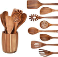 9 PCS Kitchen Utensils Set by WoodenKitchenUtensilsSet