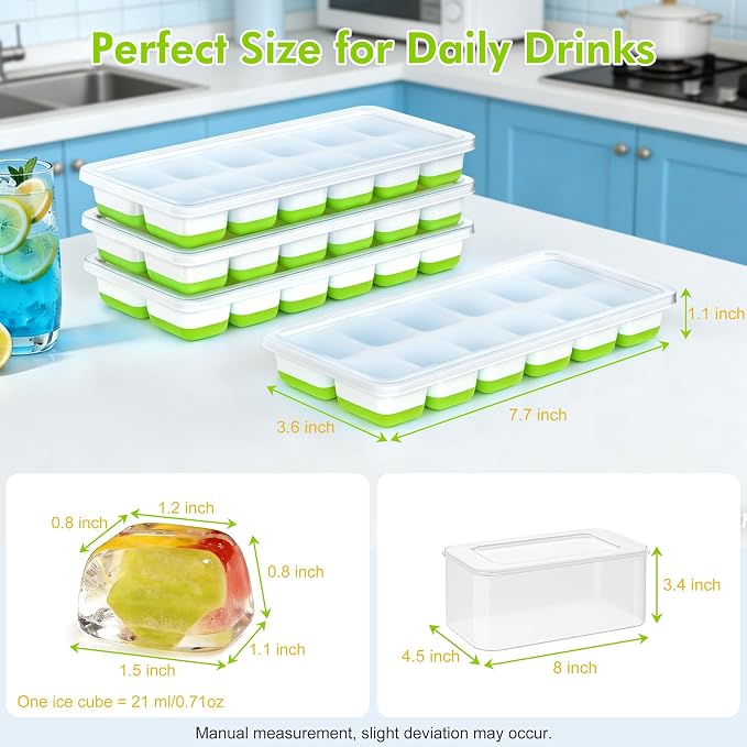 NFK Ice Cube Tray with Lid & Bin - Image 6