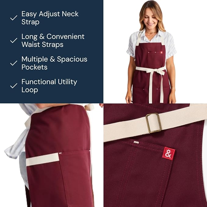 hedley & bennett Essential Apron - Image 3