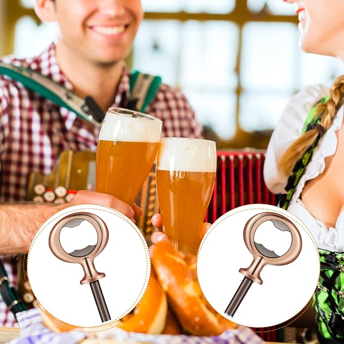 Cunhill 7 Pcs Metal Bottle Opener Blank Bulk Bottle Opener Inserts Parts Pieces - Image 7