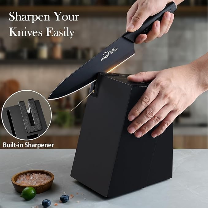 Knife Set, 15 Pieces Kitchen Knife Set - Image 5