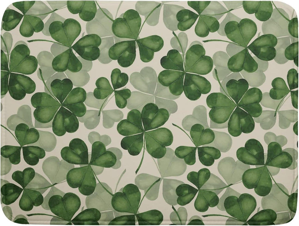 St Patrick's Day Dish Drying Mat for Kitchen Counter 18x24 Saint