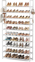 VTRIN 10 Tiers Shoe Rack Tall Large Capacity Wide Shoe Organizer Sturdy Shoe by VTRIN