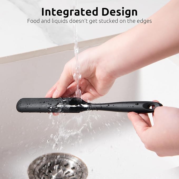 U-Taste Skinny Silicone Jar Spatula: 600ºF Heat-Resistant Food-Grade 10in Long - Image 9