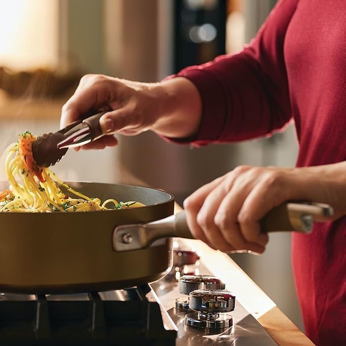 Anolon Advanced Home Hard Anodized Nonstick Wok/Stir Fry Pan 12 Inch - Image 7