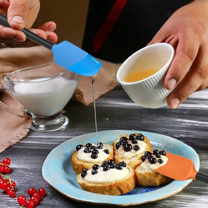 Coukre Silicone Spatula Set of 5, High Temperature Resistant, Food Grade - Image 5