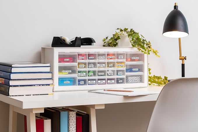 IRIS USA Plastic Storage Drawers, Made in USA, 26-Drawer Organizer Cabinet - Image 4