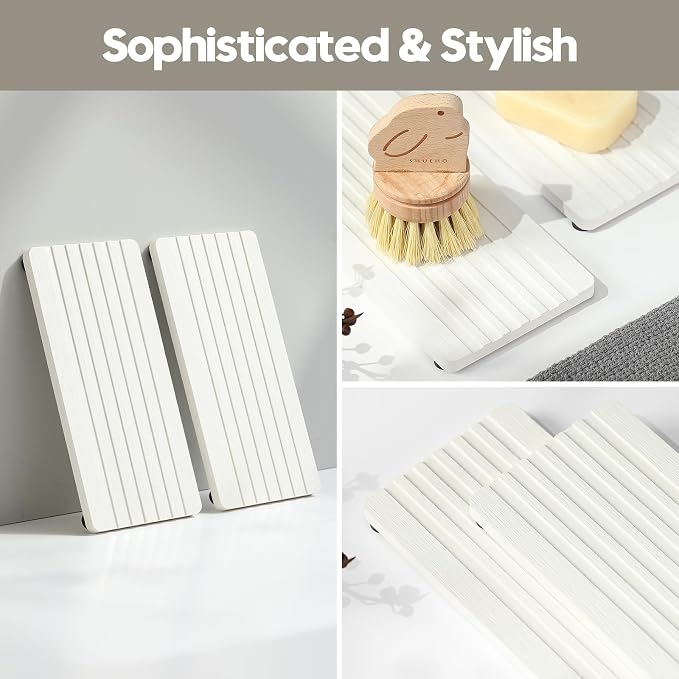 Razborci 2PCS Diatomite Quick Stone Drying Tray Mat - Image 5