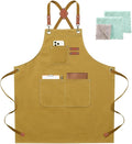 ZOMAO Chef Apron for Women Men by ZOMAO