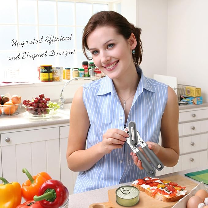 Can Opener, No-Trouble-Lid-Lift Manual Handheld Can Opener - Image 8