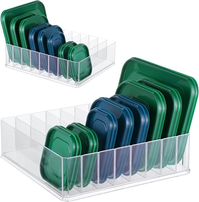 Rainmae Lid Organizer for Food Storage Container, Kitchen Pantry Lid Holder by Rainmae