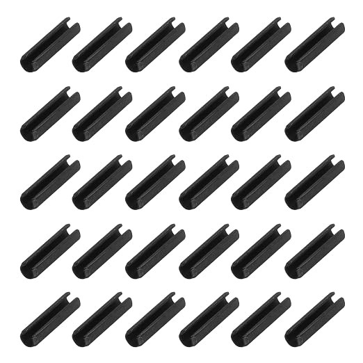 MECCANIXITY 120Pcs Slotted Split Roll Pins 2/25 Inch Dia. 3/10 Inch Length by MECCANIXITY