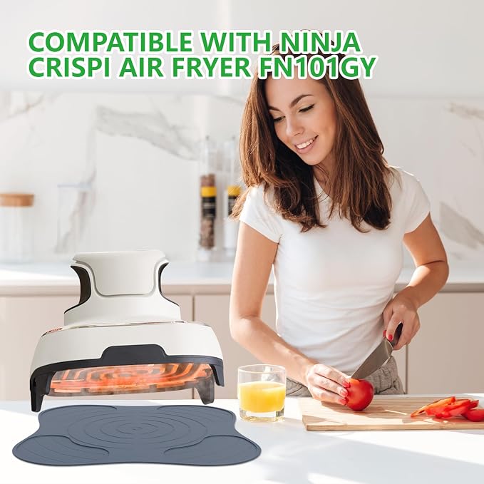 2Pcs Silicone Heat Resistant Mat & Splatter Shield, Foldable Silicone Mat and - Image 6