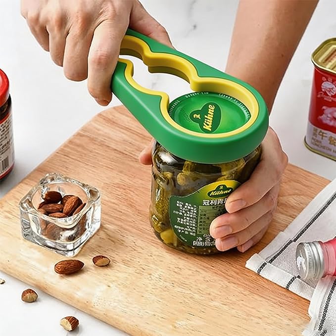 Jar Opener for Seniors with Arthritis, Jar Opener for Weak Hands, 5-in-1 Bottle - Image 3