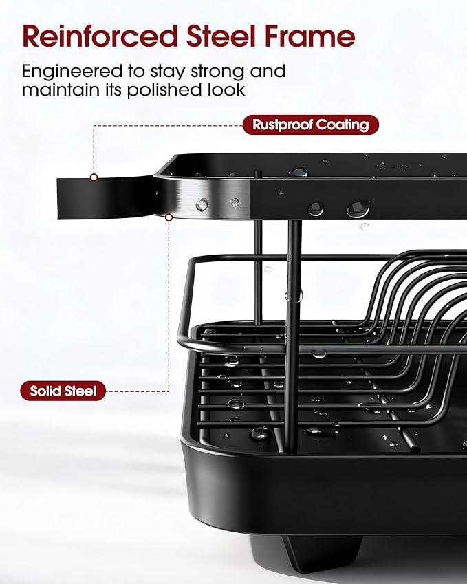 Sakugi Stainless Steel Dish Drying Rack - Image 6