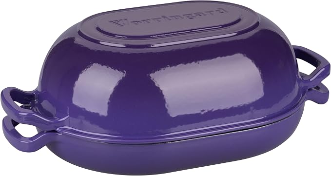 VORRINGARD Enameled Cast Iron Sourdough Bread Oven, Dutch Oven, Loaf Cast Iron - Image 9