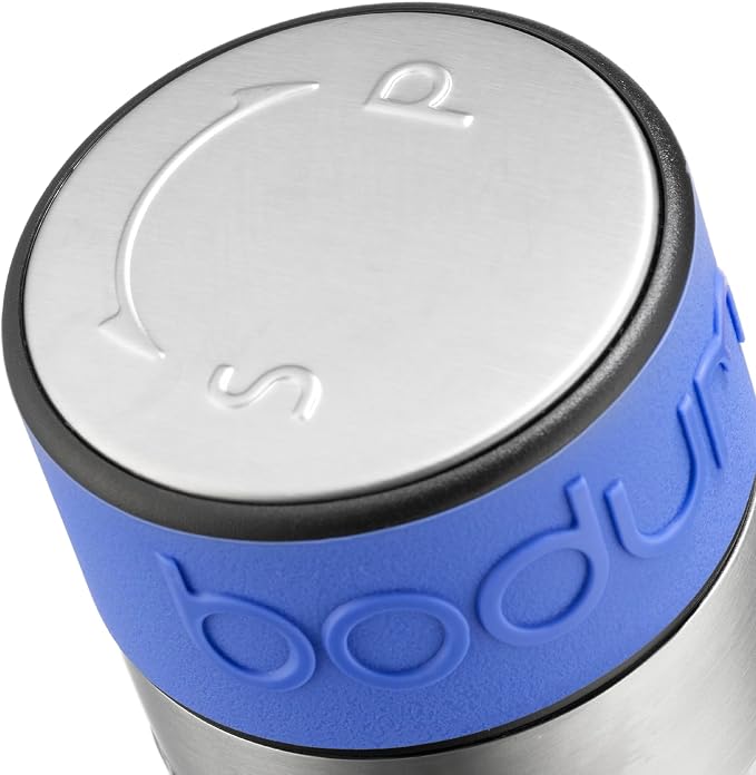 Bodum Twin Dual Salt and Pepper Grinder, Stainless Steel w/Silicone Sleeve - Image 2
