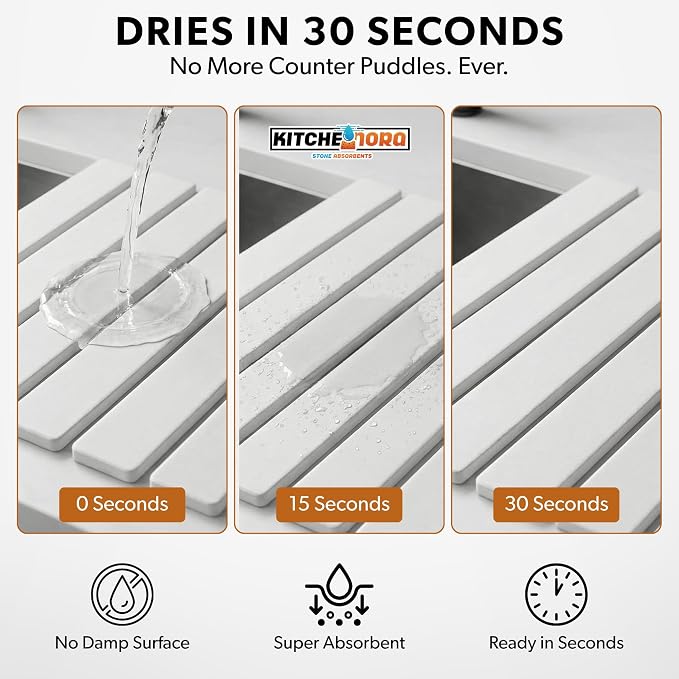 Stone Drying Mat for Kitchen Counter - Image 2