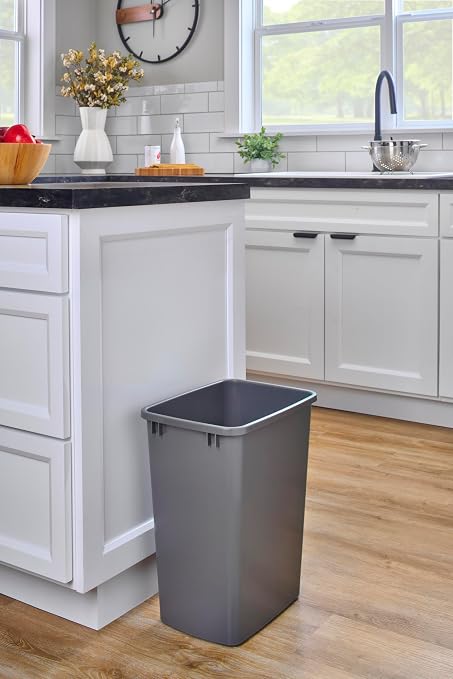 Rev-A-Shelf Polymer Replacement 35 Quart Trash Bin Recycle Waste Garbage - Image 6