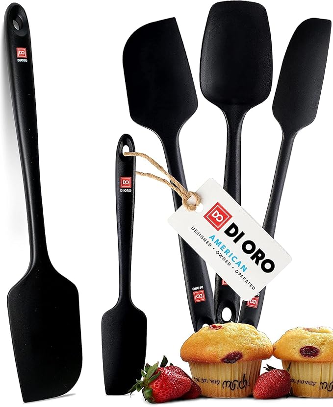 DI ORO Silicone Spatula Set by DIORO