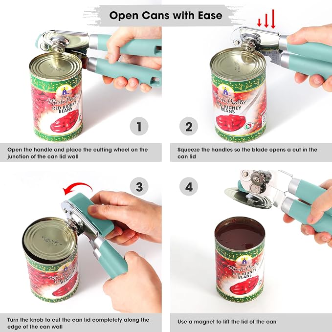 Beneno Heavy Duty Hand Can Opener Manual - Image 4