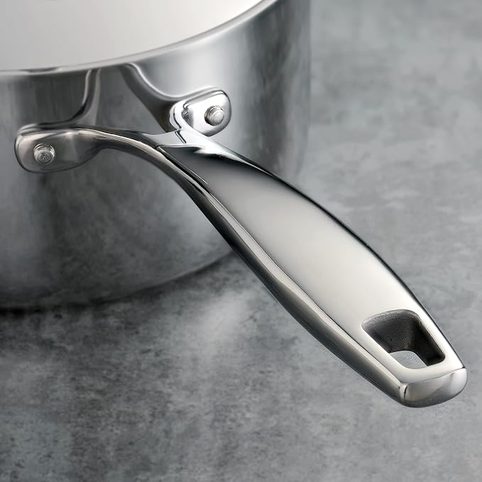 Tramontina Signature Tri-Ply Clad Stainless Steel 4-Quart Sauce Pan - Image 5