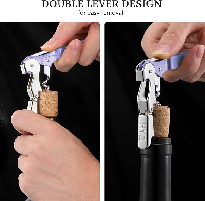 HYZ 2-Pack Wine Opener Waiter Corkscrew, Professional Wine Key - Image 4