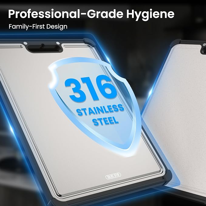 Premium 316 Stainless Steel Cutting Board - Image 9