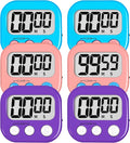 ZILLEN 6 Pack Kitchen Timers for Cooking Digital Classroom Timers for Kids by ZILLEEN