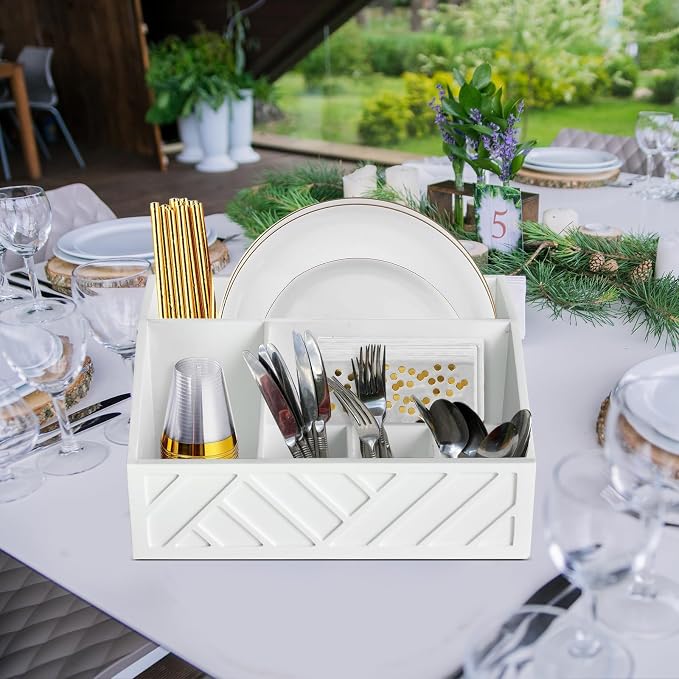 Ukonvi Paper Plate Dispenser, Paper Plate Holder - Image 3