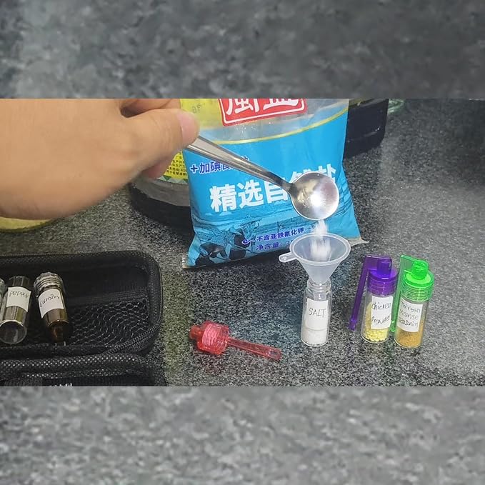 7 Pack Travel Size Seasoning Containers - Image 8