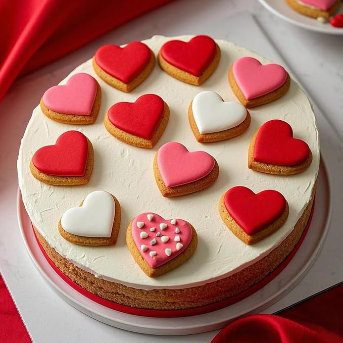 AIERSA Mini Heart Cookie Cutter, 20 Cavity 1.3 Inch Small Tiny Heart Shaped - Image 5