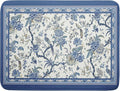 Giwawa Chinoiserie Dish Drying Mat 18x24in Blue White Oriental Floral Birds by Giwawa