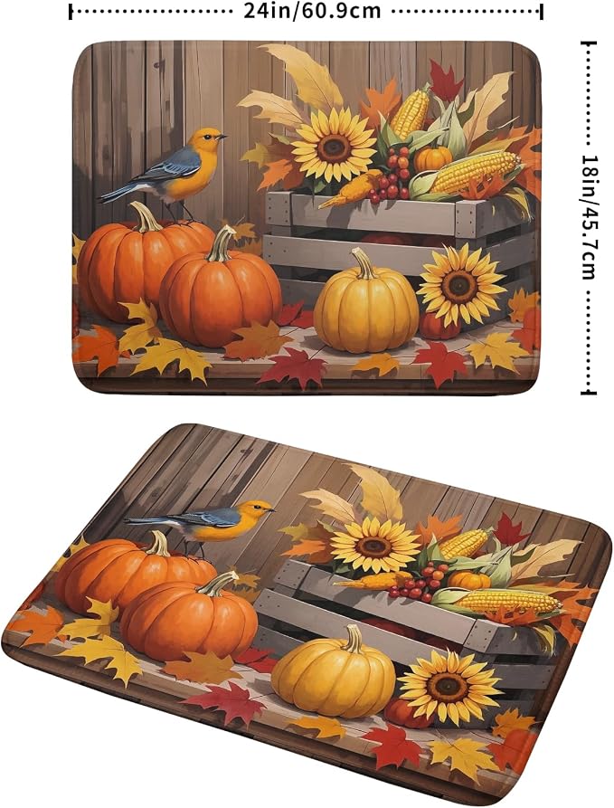 Fall Thanksgiving Dish Drying Mat - Image 2