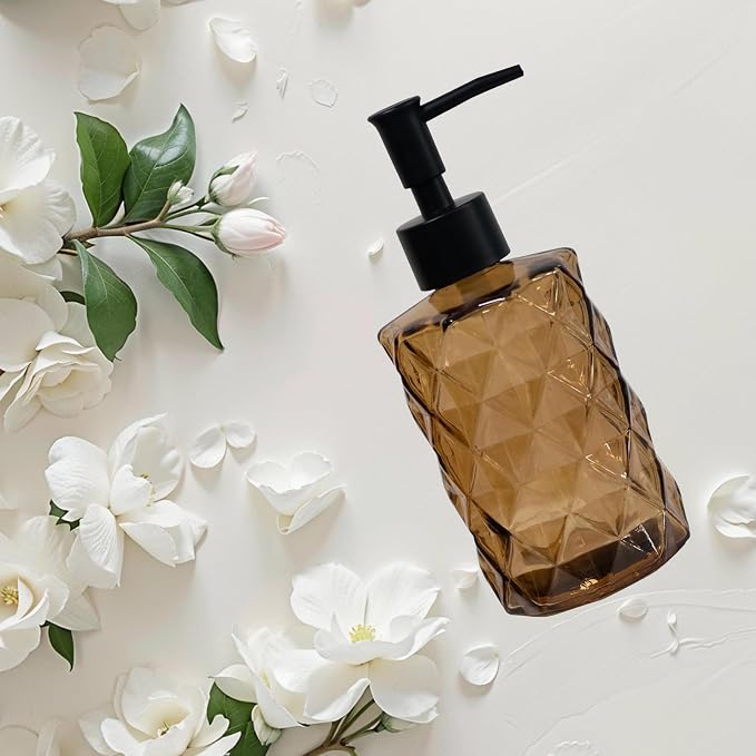 12Oz Small Glass Soap Dispenser - Image 3