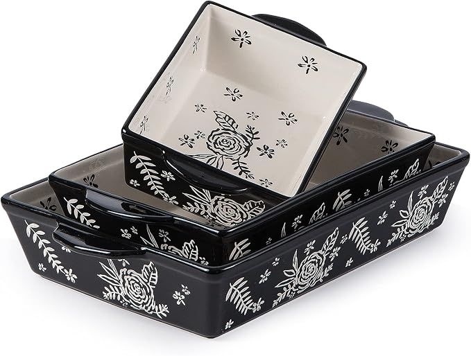 Wisenvoy Casserole Dishes For Oven Baking Dish Ceramic Casserole Dish Lasagna by wisenvoy