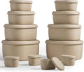ISSEVE 12Pcs/Set Nesting Silicone Food Storage Containers by ISSEVE