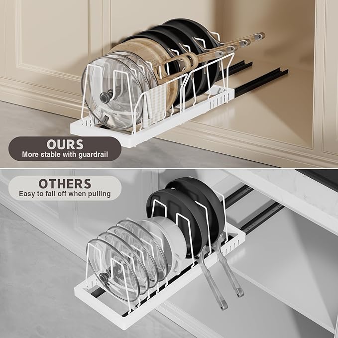 Magheo Pots and Pans Organizer Under Cabinet - Image 5
