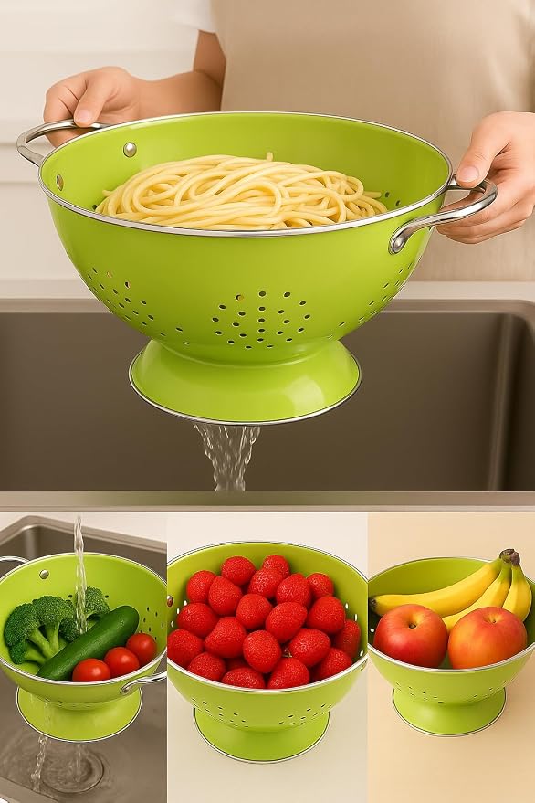 Calypso Basics by Reston Lloyd Powder Coated Enameled Colander - Image 6