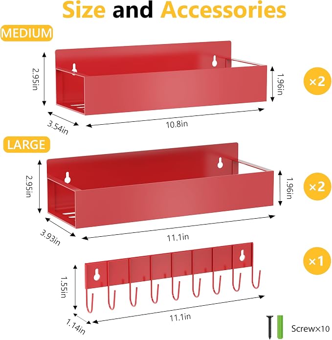 SMRCAD Magnetic Spice Rack Organizer - Image 2