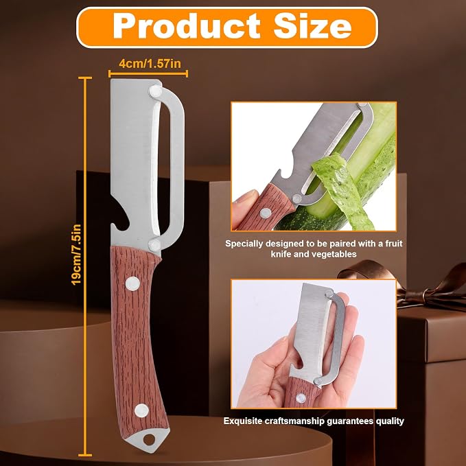 2pcs Multi-Functional Vegetable Peeler - Image 2
