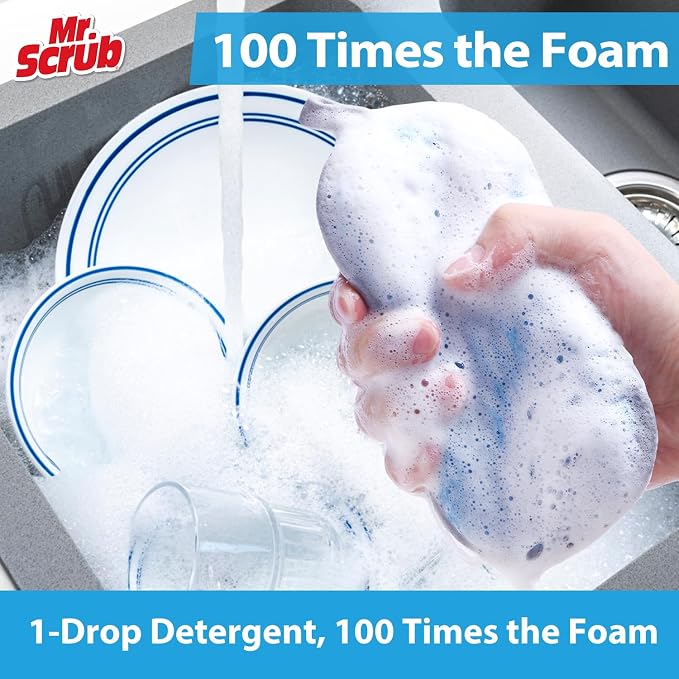 Sponges Kitchen Dish Sponge for Washing Dishes Cleaning Kitchen, All-Purpose - Image 6